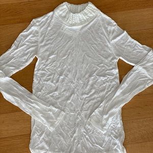 Zara mockneck long sleeve t-shirt